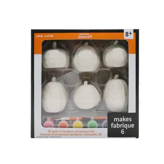 3D Jack-O'-Lantern Ornament Kit by Creatology&trade; {3}