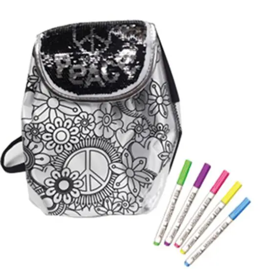 Amav Toys Fashion Time Reversible Sequins Backpack Activity Kit {1}