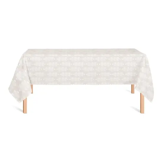 Geometric Half Circle Pattern Tablecloth {3}