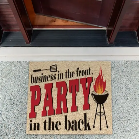 DII&reg; Party In The Back Bbq Doormat {6}