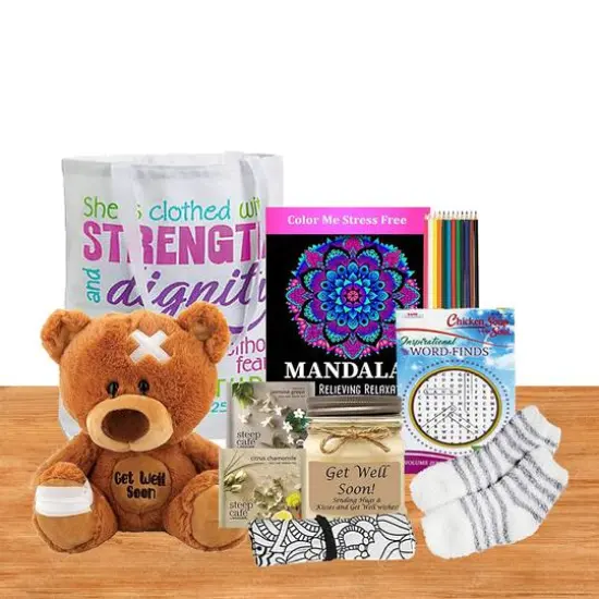 Feel Better Get Well Gift Tote Set {1}
