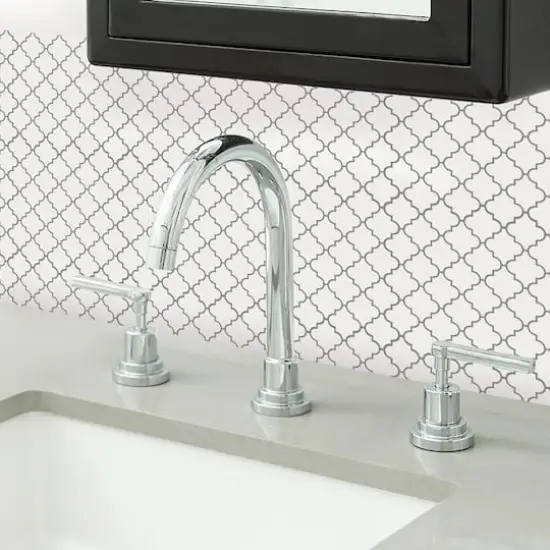 InHome Quatrefoil Peel & Stick Backsplash Tiles {4}