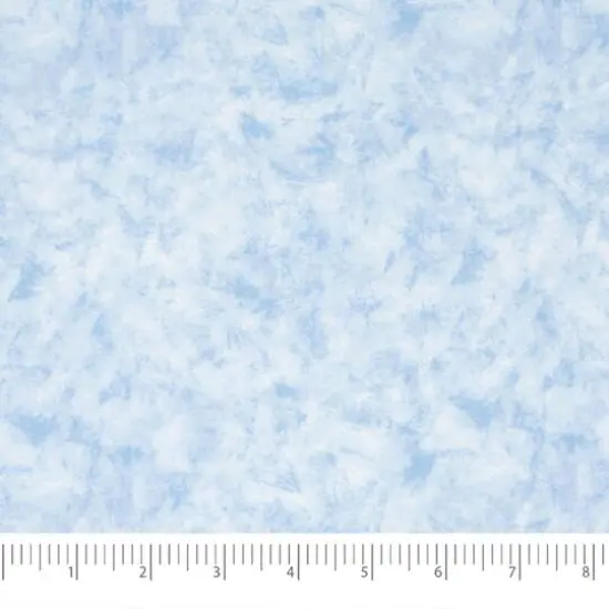 SINGER Christmas Tone-on-Tone Light Blue Cotton Fabric {3}