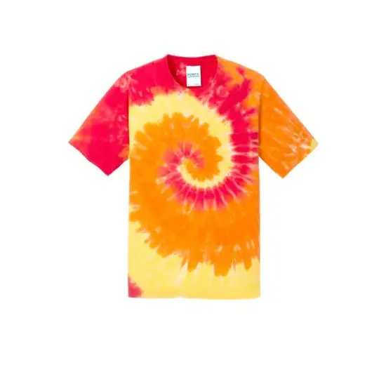 Port & Company&reg; Youth Tie-Dye T-Shirt Forest Green {2}