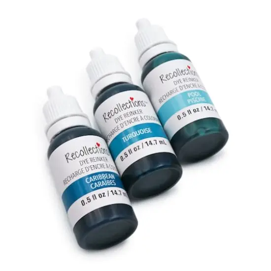 Dye Reinker Set by Recollections&trade; Turquoises {3}