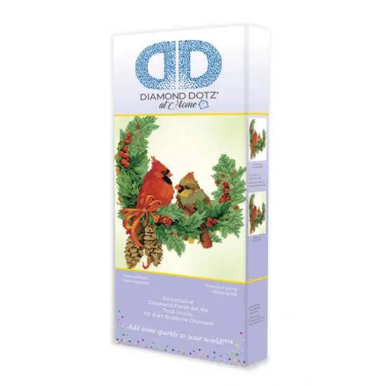 Diamond Dotz&reg; at Home Intermediate Festive Family Diamond Painting Kit {3}