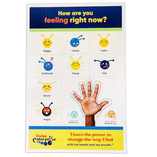 The Calm Caterpillar&reg; Calm Caterpillar Feelings & Emotions Chart For Kids & Toddlers {1}