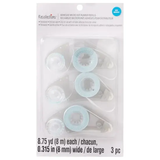 Adhesive Micro Dot Runner Refills by Recollections&trade;, 3ct. {5}
