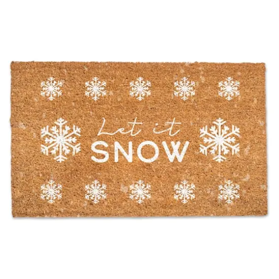 Let it Snow 30" x 18" Door Mat {1}
