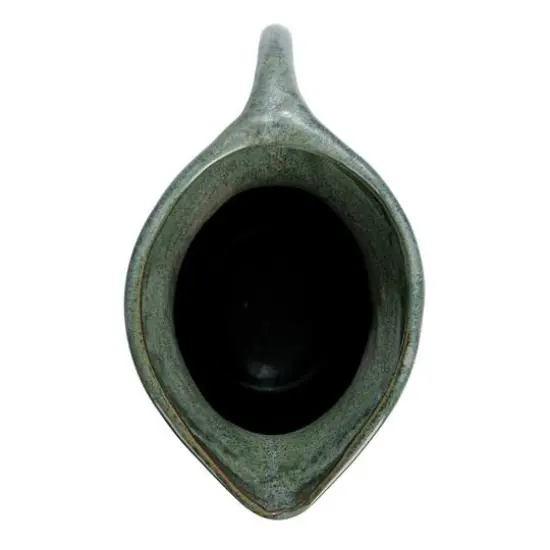 Hello Honey&reg; 9" Matte Teal Round Stoneware Pitcher {8}