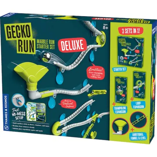 Thames & Kosmos Gecko Run Deluxe Marble Run Starter Set {1}