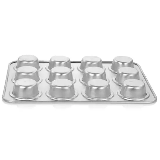 Oster Baker's Glee Silver 12 Cup Aluminum Muffin Pan {3}