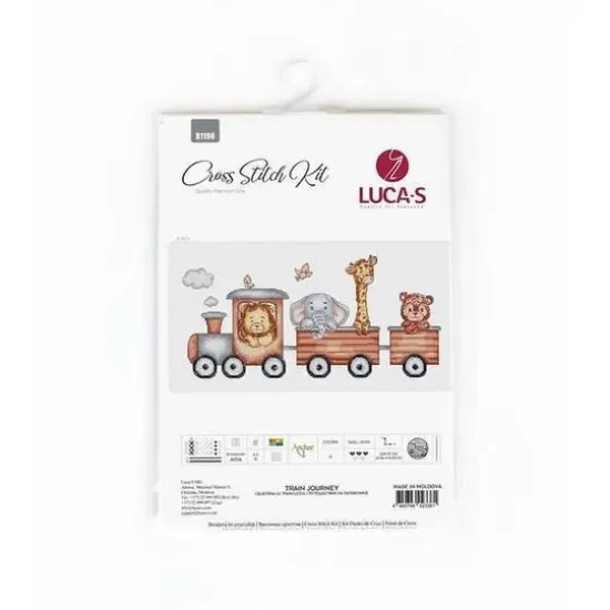 Luca-s Train Journey Counted Cross Stitch Kit {3}