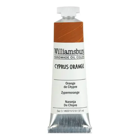 Williamsburg&reg; Artist Oil Colors, 37mL Cyprus Orange {1}