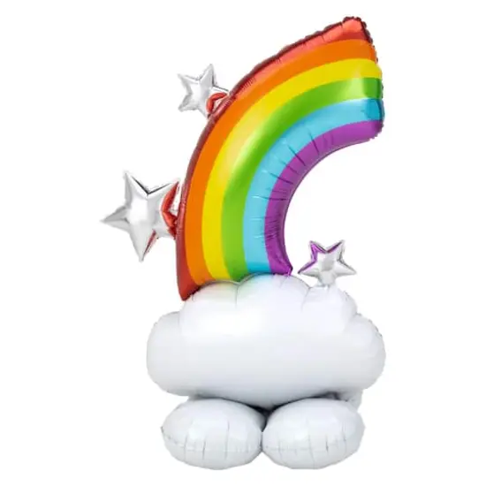 AirLoonz&reg; 52" Rainbow Foil Balloon {1}