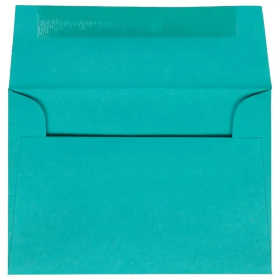 JAM Paper 3.5" x 5" A1 Colored Invitation Envelopes, 50ct. Sea Blue {4}