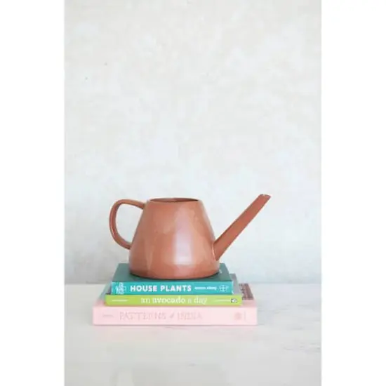 Hello Honey&reg; 1qt. Reactive Glaze Stoneware Watering Can {3}