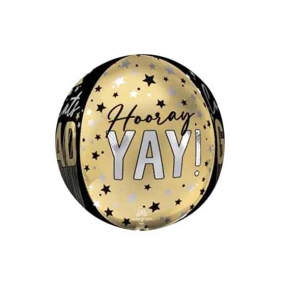 16" Stripes on Stripes Grad Foil Balloon {4}