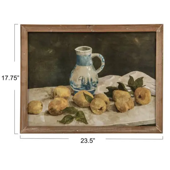 Hello Honey&reg; 23.5" x 17.75" Citrus Charm Framed Wall Art {10}