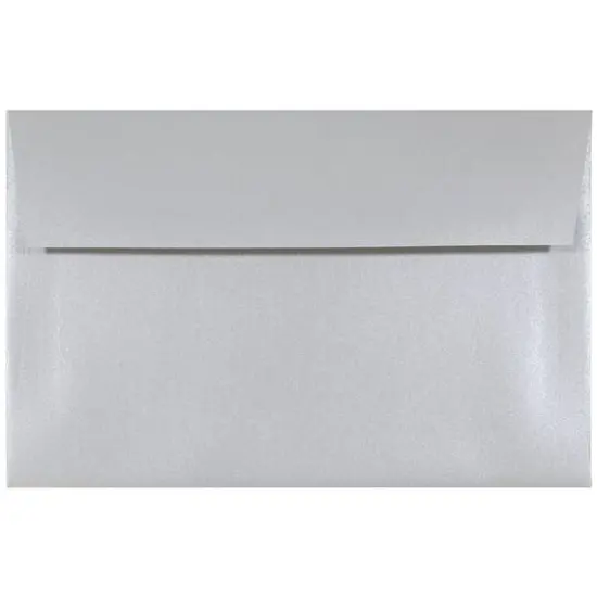 JAM Paper A9 Silver Stardream Premium Metallic Envelopes {2}