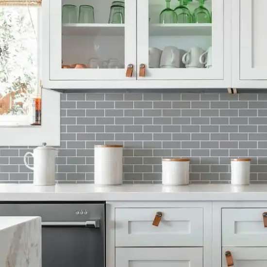 RoomMates Gray Subway Peel & Stick Backsplash StickTiles&reg; {5}