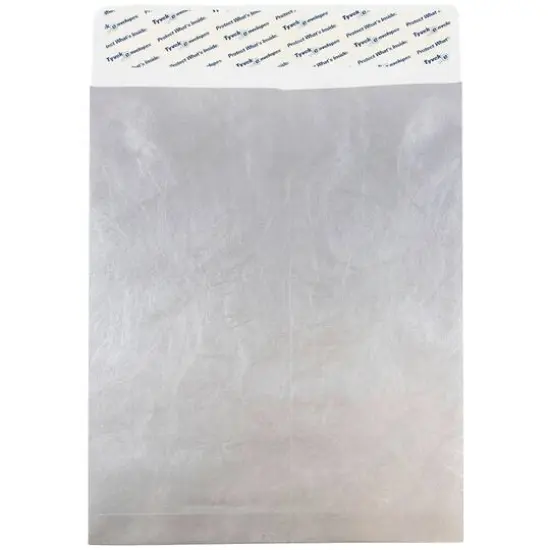 JAM Paper 11.5" x 14.5" Tyvek&reg; Open End Catalog Envelopes, 25ct. Silver {4}