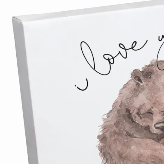 Bear Love Canvas Wall Art {4}