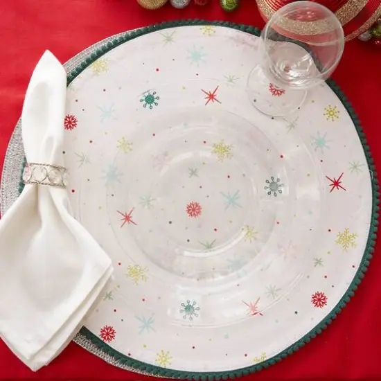 DII&reg; Be Merry & Bright Embellished Placemats, 6ct. {8}