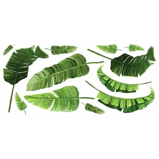 RoomMates Banana Leaf Peel & Stick Wall Decals {7}