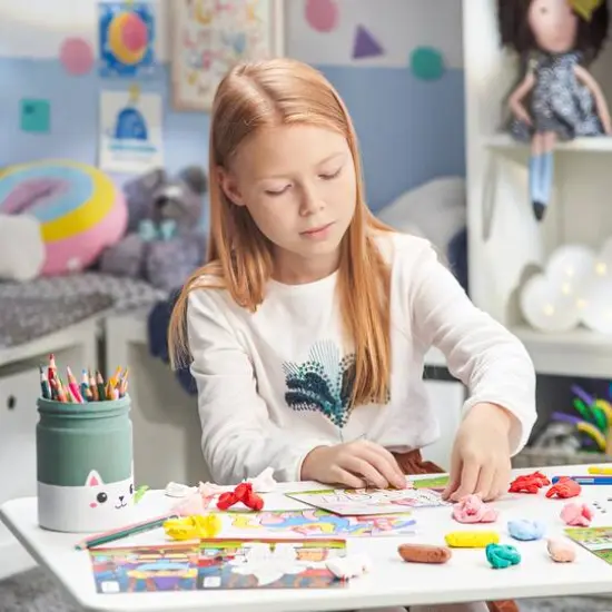 Arteza&reg; Kids Magical Creatures Clay By Numbers Kit, 57 pcs {5}