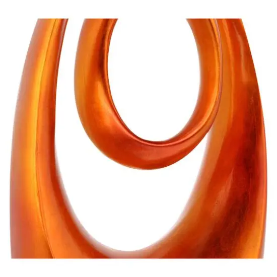 11" Red Heart Abstract Sculpture {6}