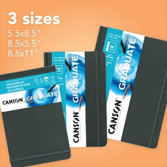 Canson&reg; 8.5" x 11" Graduate Watercolor Book {5}