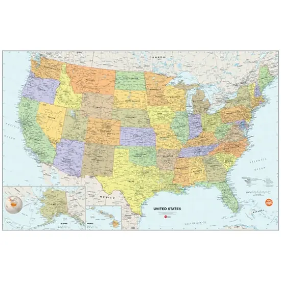 WallPops Dry Erase USA Map {1}
