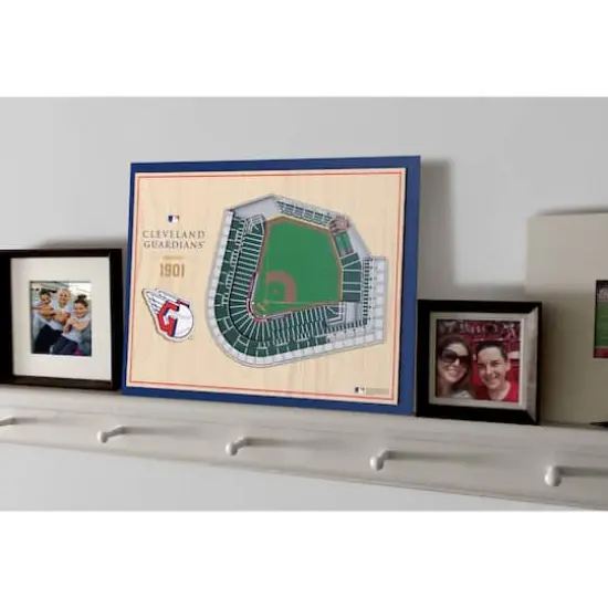 MLB Team 5-Layer StadiumView Wall Art Cleveland Indians {4}