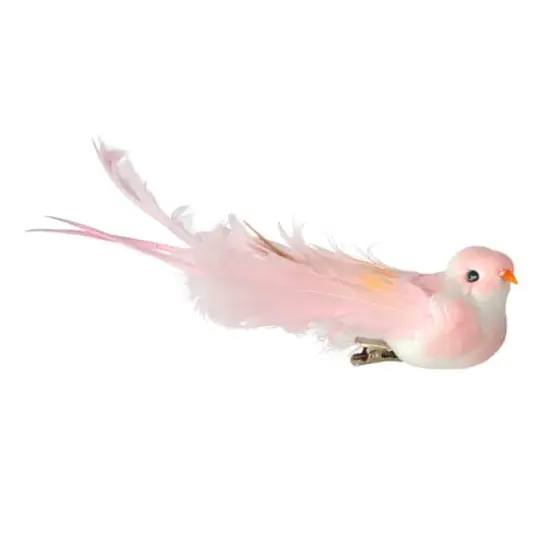 Decorative Feather Birds, 2ct. by Ashland&reg; Pink {4}