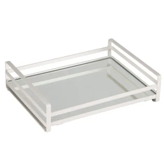 Home Details Flat Wired Rails Large Vanity Tray {1}