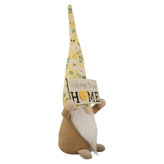 15" Spring Sunflower Hat Gnome with Home Sign {4}