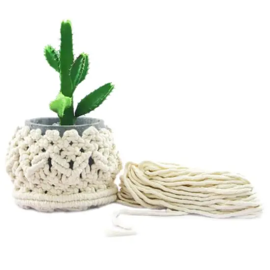 Macram&eacute; Planter Kit by Loops & Threads&reg; {3}