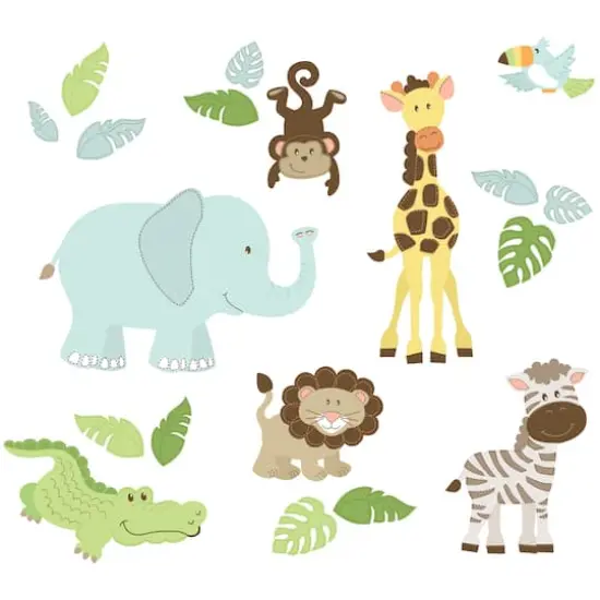 WallPops Safari Buddies Wall Art Kit {1}