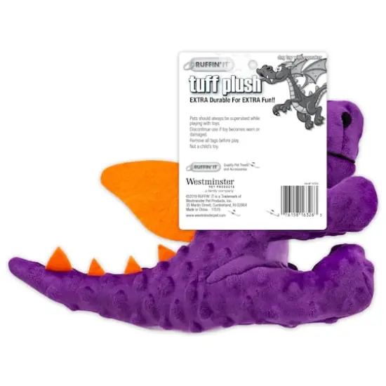 Ruffin' It&trade; Tuff Plush Dragon Dog Toy {4}