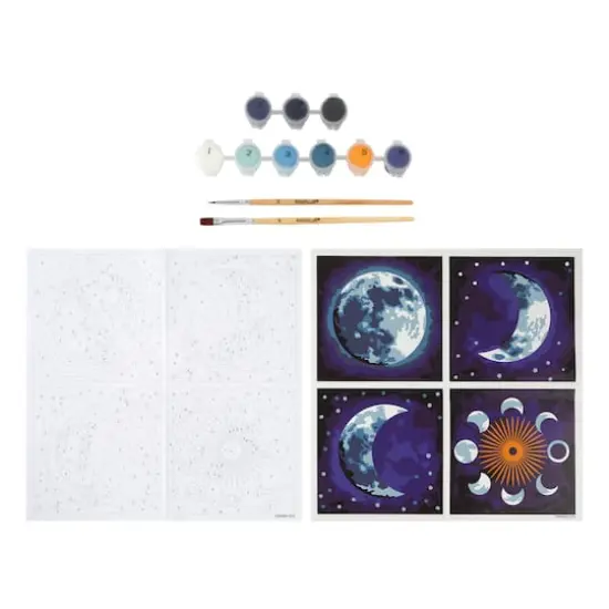 Lunar Phases Paint-by-Number Gallery Mini Kit by Artist's Loft&reg; {3}