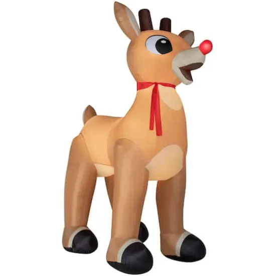 14ft. Airblown&reg; Inflatable Standing Rudolph with Scarf {1}