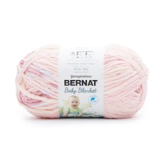 4 Pack Bernat&reg; Baby Blanket&trade; YarnRaspberry Kisses {1}