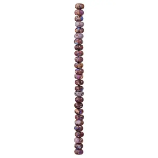 Amethyst Jasper Rondelle Beads, 8mm by Bead Landing&trade; {4}
