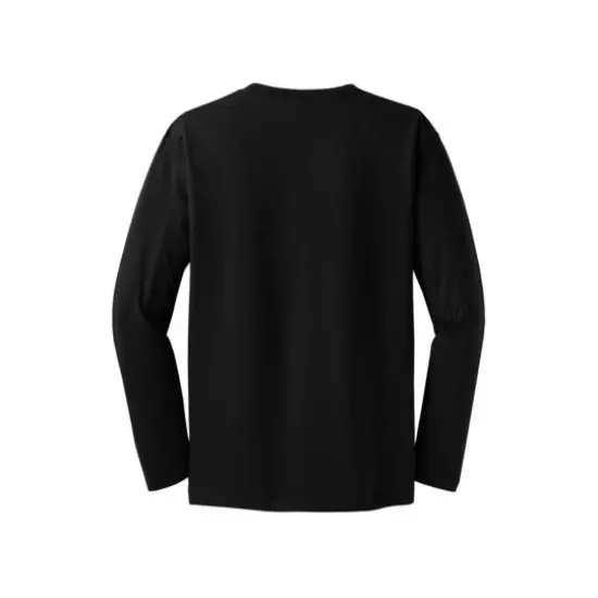 District® Perfect Weight® Adult Long Sleeve T-Shirt Jet Black {5}