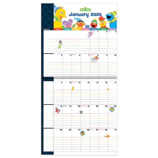 2026 Sesame Street Wall Calendar {3}