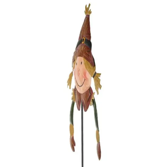 26" Scarecrow Gal Garden Stake {7}