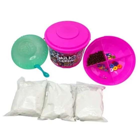 Compound Kings® Thick & Glossy Milk & Cereal Slime Bucket {6}