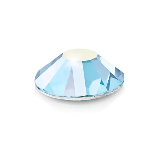 Preciosa MAXIMA SS9 Aurora Borealis Flatback Czech Crystals, 144ct. Light Sapphire Opal AB {4}