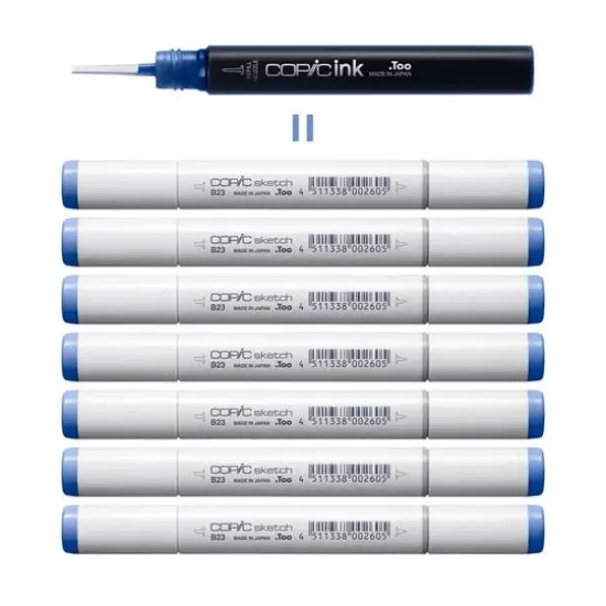 Copic&reg; Ink Refill, Blues B23 Phthalo Blue {4}